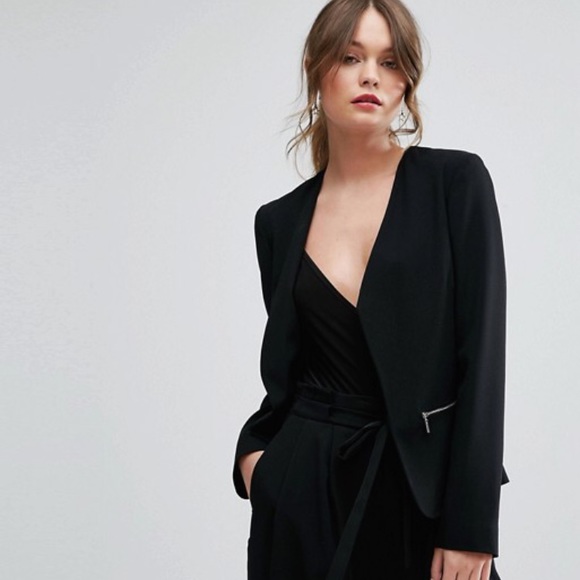 Asos New Look zip detail blazer - Picture 7 of 7